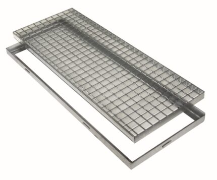 Rejilla galvanizada rectangular